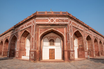 The Humayun's Tomb located in hazrat nizamuddin, South Delhi, the tomb of the mughal emperor humayun whole ruled in the 16th Century