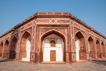 The Humayun's Tomb located in hazrat nizamuddin, South Delhi, the tomb of the mughal emperor humayun whole ruled in the 16th Century