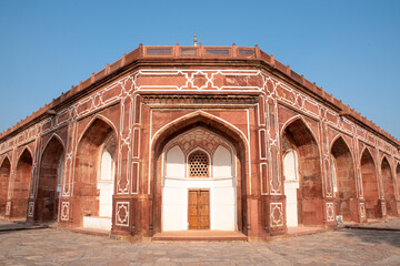 The Humayun's Tomb located in hazrat nizamuddin, South Delhi, the tomb of the mughal emperor humayun whole ruled in the 16th Century