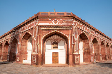 The Humayun's Tomb located in hazrat nizamuddin, South Delhi, the tomb of the mughal emperor humayun whole ruled in the 16th Century