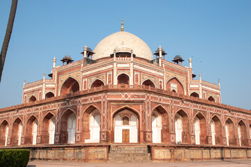 The Humayun's Tomb located in hazrat nizamuddin, South Delhi, the tomb of the mughal emperor humayun whole ruled in the 16th Century