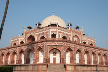 The Humayun's Tomb located in hazrat nizamuddin, South Delhi, the tomb of the mughal emperor humayun whole ruled in the 16th Century