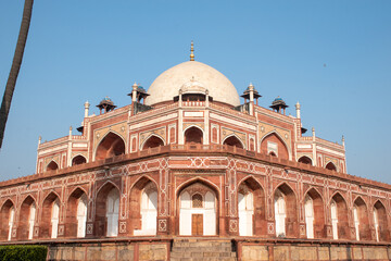 The Humayun's Tomb located in hazrat nizamuddin, South Delhi, the tomb of the mughal emperor humayun whole ruled in the 16th Century