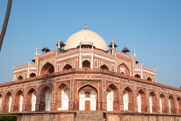 The Humayun's Tomb located in hazrat nizamuddin, South Delhi, the tomb of the mughal emperor humayun whole ruled in the 16th Century