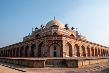 The Humayun's Tomb located in hazrat nizamuddin, South Delhi, the tomb of the mughal emperor humayun whole ruled in the 16th Century