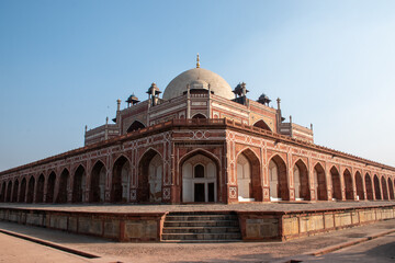 The Humayun's Tomb located in hazrat nizamuddin, South Delhi, the tomb of the mughal emperor humayun whole ruled in the 16th Century