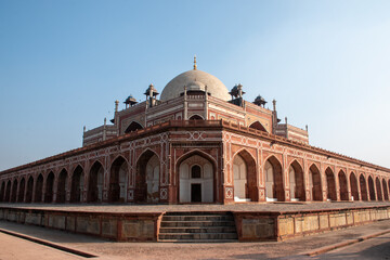 The Humayun's Tomb located in hazrat nizamuddin, South Delhi, the tomb of the mughal emperor humayun whole ruled in the 16th Century