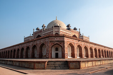 The Humayun's Tomb located in hazrat nizamuddin, South Delhi, the tomb of the mughal emperor humayun whole ruled in the 16th Century