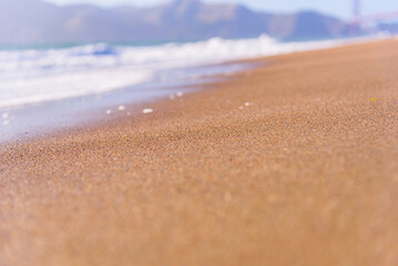 Blurred out Sand at Baker Beach for asset designs