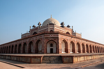 The Humayun's Tomb located in hazrat nizamuddin, South Delhi, the tomb of the mughal emperor humayun whole ruled in the 16th Century