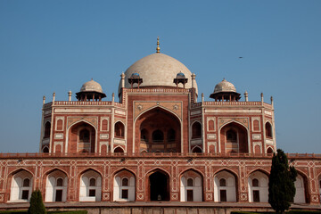 The Humayun's Tomb located in hazrat nizamuddin, South Delhi, the tomb of the mughal emperor humayun whole ruled in the 16th Century