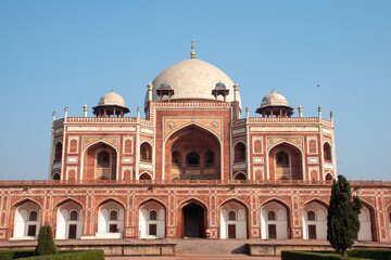 The Humayun's Tomb located in hazrat nizamuddin, South Delhi, the tomb of the mughal emperor humayun whole ruled in the 16th Century