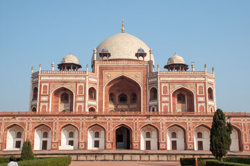 The Humayun's Tomb located in hazrat nizamuddin, South Delhi, the tomb of the mughal emperor humayun whole ruled in the 16th Century