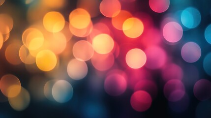 Fototapeta premium Blur colorful warm rainbow light leaks on black background