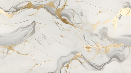 Fototapeta premium White Marble & Gold Style Background