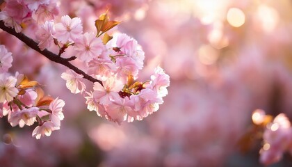 The soft pink and white colors create a visually appealing and serene image