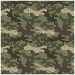 military classic camo army uniform modern vector pattern and for clothing design.