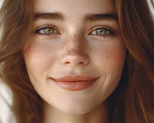 close up portrait of a woman