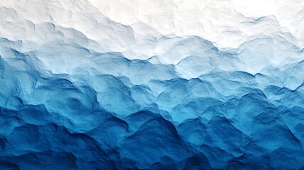 Obraz premium Abstract Blue And White Textured Mountainscape