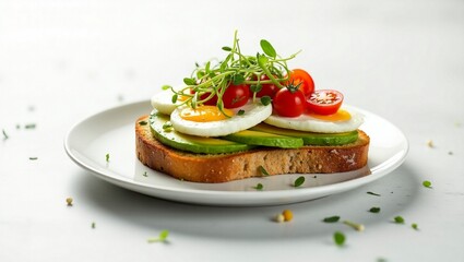 Fresh Healthy Diet Food Background 