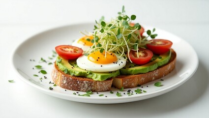 Fresh Healthy Diet Food Background 