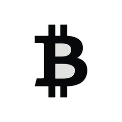 Bitcoin cryptocurrency vector 