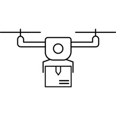 Drone Delivery Icon