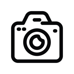 camera icon. vector line icon for your website, mobile, presentation, and logo design.
