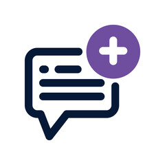 Obraz premium new message icon. vector dual tone icon for your website, mobile, presentation, and logo design.