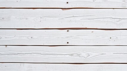 Obraz premium White rustic wood texture background with aged, distressed look, plank, vintage