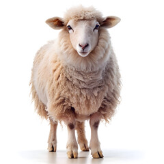 Fototapeta premium sheep isolated on white