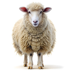 Fototapeta premium sheep isolated on white