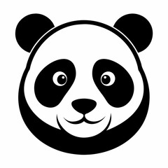 panda face vector