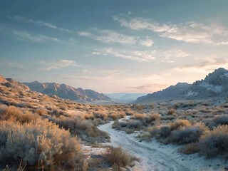 winter in the mountains