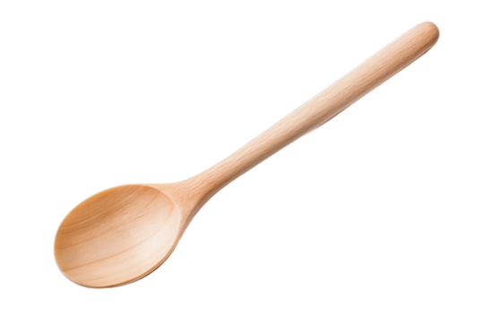 Small Wooden Spoon with Blank Space for Text