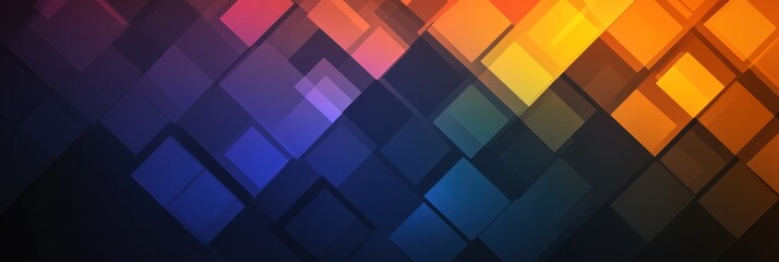 Fototapeta premium Abstract colorful diamond pattern background.