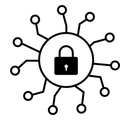 Cyber Security Icon