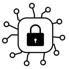 Cyber Security Icon