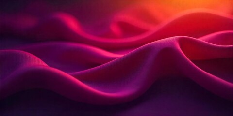 Obraz premium Abstract waves, vibrant pink and purple colors, flowing curves.