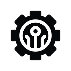 technology icon. vector glyph icon for your website, mobile, presentation, and logo design.