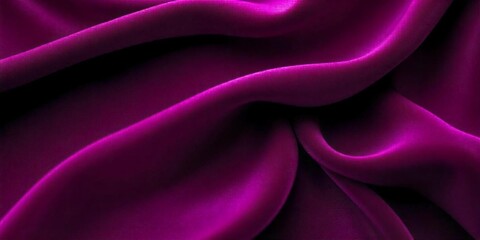 velvet fabric, purple and magenta hues, smooth texture, flowing curves.