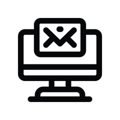 email icon. vector line icon for your website, mobile, presentation, and logo design.