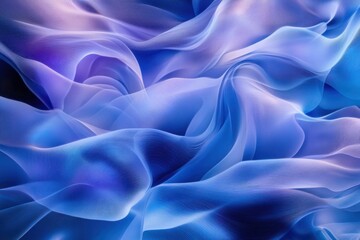 Obraz premium Soft flowing fabric colors create a calm and serene atmosphere in a digital art composition