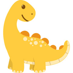 Cute Dinosaurus Illustration