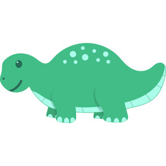 Cute Dinosaurus Illustration