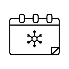 winter line icon
