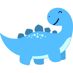 Cute Dinosaurus Illustration