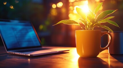 Personal Budget Planning on a Modern Desk. Generative AI