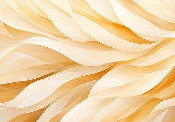 Fototapeta premium 柔らかな曲線が重なる淡い色合いの抽象的なデザイン