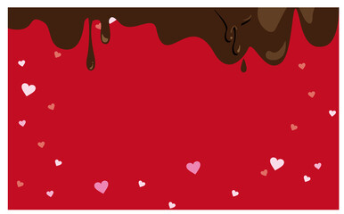 Cute valentine illustration background material